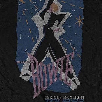 Amazon.com: David Bowie T Shirt Serious Moonlight Tour 83